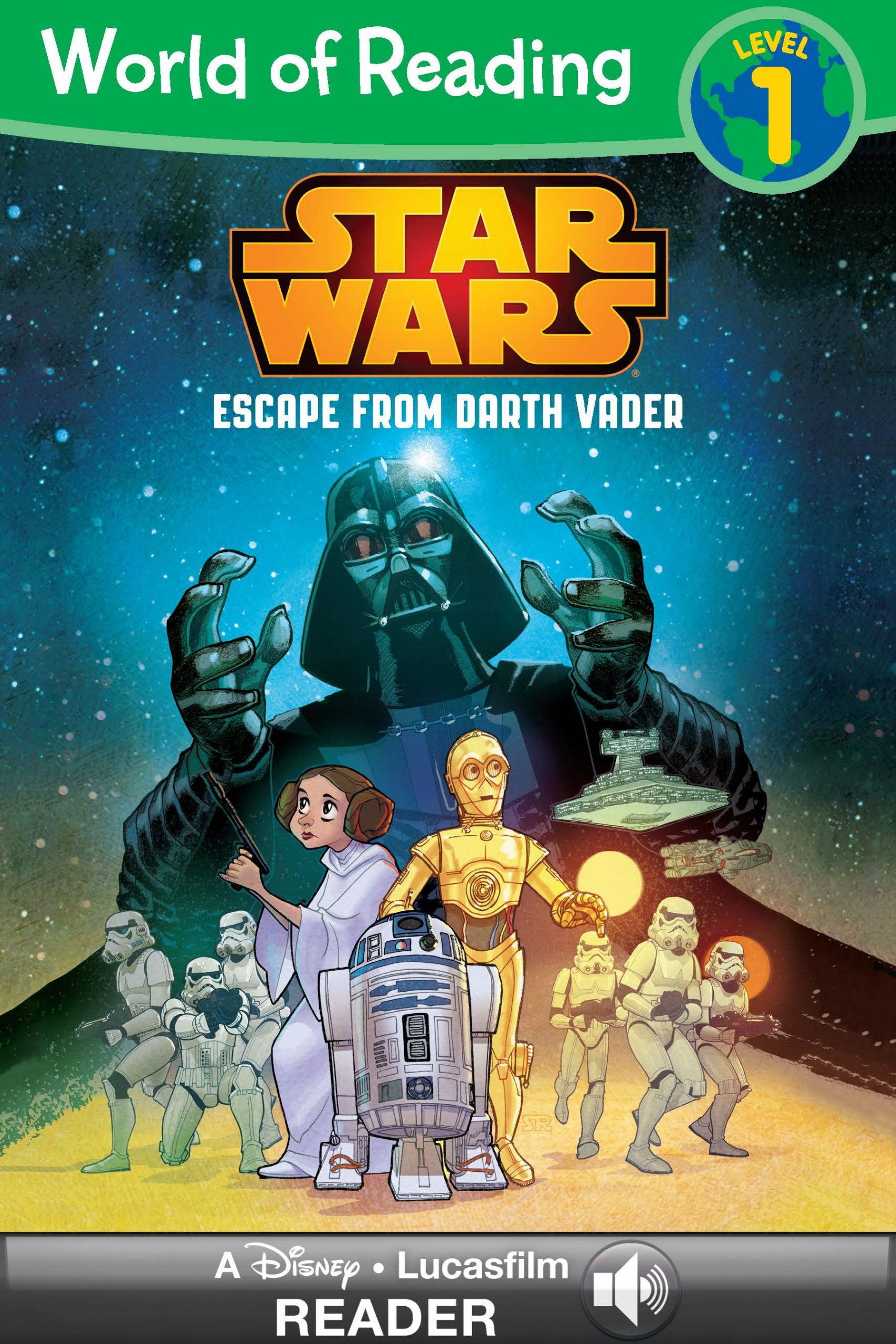 binnenkort Geleidbaarheid Groot universum World of Reading Star Wars: Escape from Darth Vader A Disney Read-Along  (Level 1) by - World of Reading - Lucasfilm, Star Wars Books