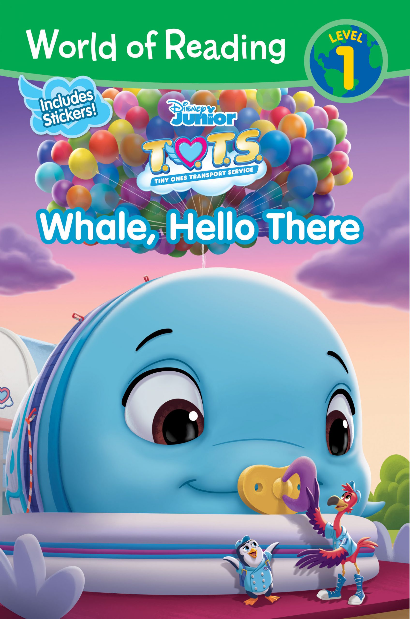T.O.T.S. Whale, Hello There World of Reading, Level 1 by Disney Books  Disney Storybook Art Team - World of Reading - Disney, Disney Junior,  T.O.T.S. Books