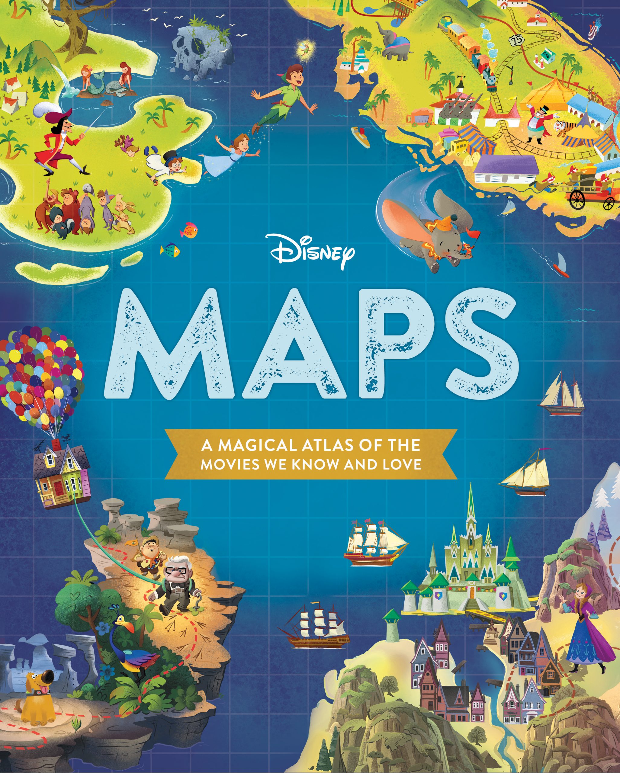 Disney Maps A Magical Atlas of the Movies we Know and Love by - Disney 