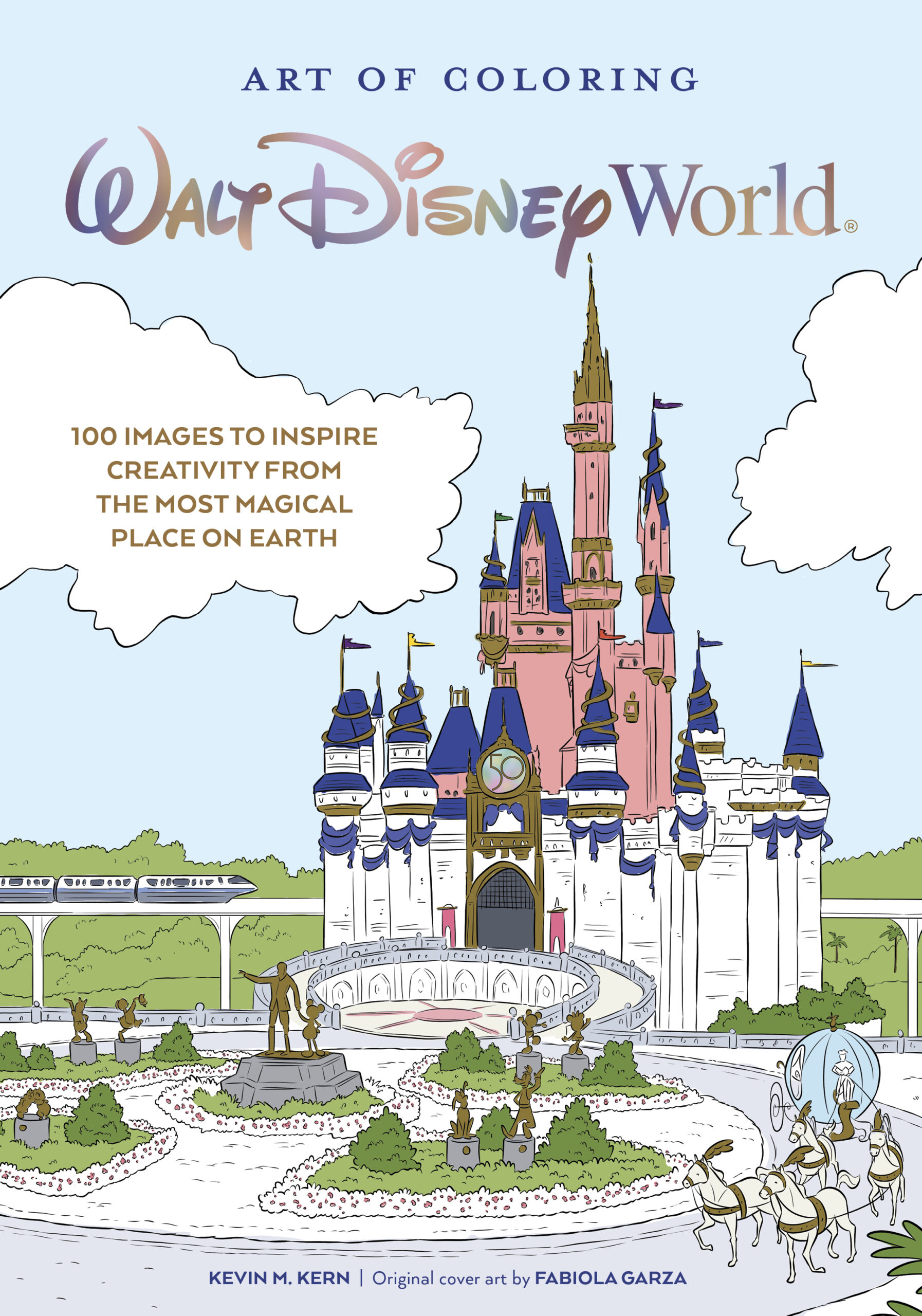 Art of Coloring: Walt Disney World 100 Images to Inspire