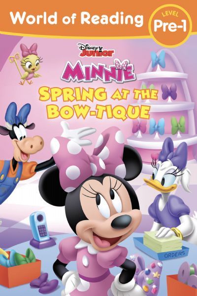 Zwembad vervangen hanger Minnie: Spring at the Bow-tique World of Reading: Disney Junior, Level  Pre-1 by Disney Books - World of Reading - Mickey & Friends, Minnie Mouse  Books