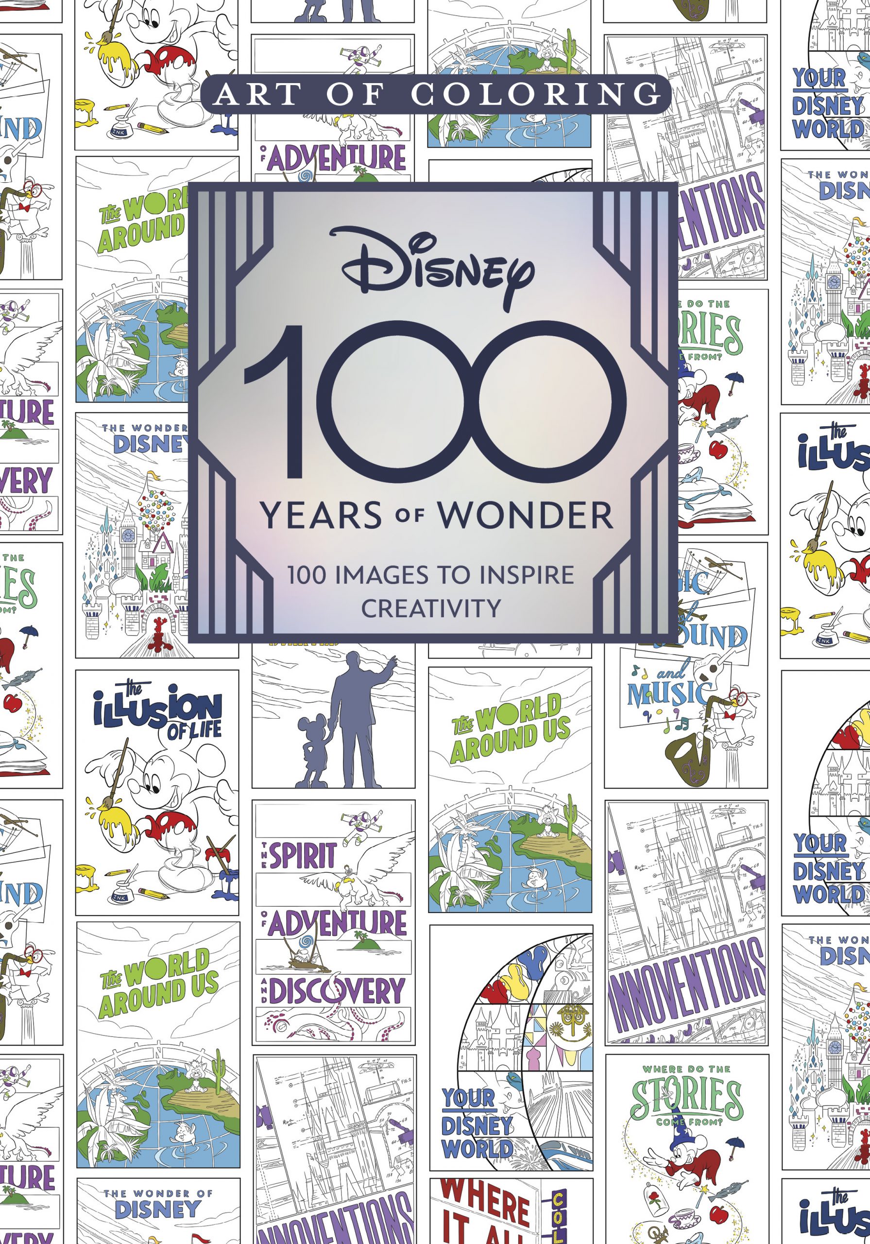 Art of Coloring: Disney 100 Years of Wonder 100 Images to Inspire  Creativity by Staff of the Walt Disney Archives - Art of Coloring - Books