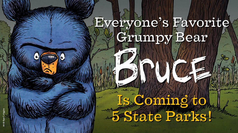 Bruce is coming to 5 state parks