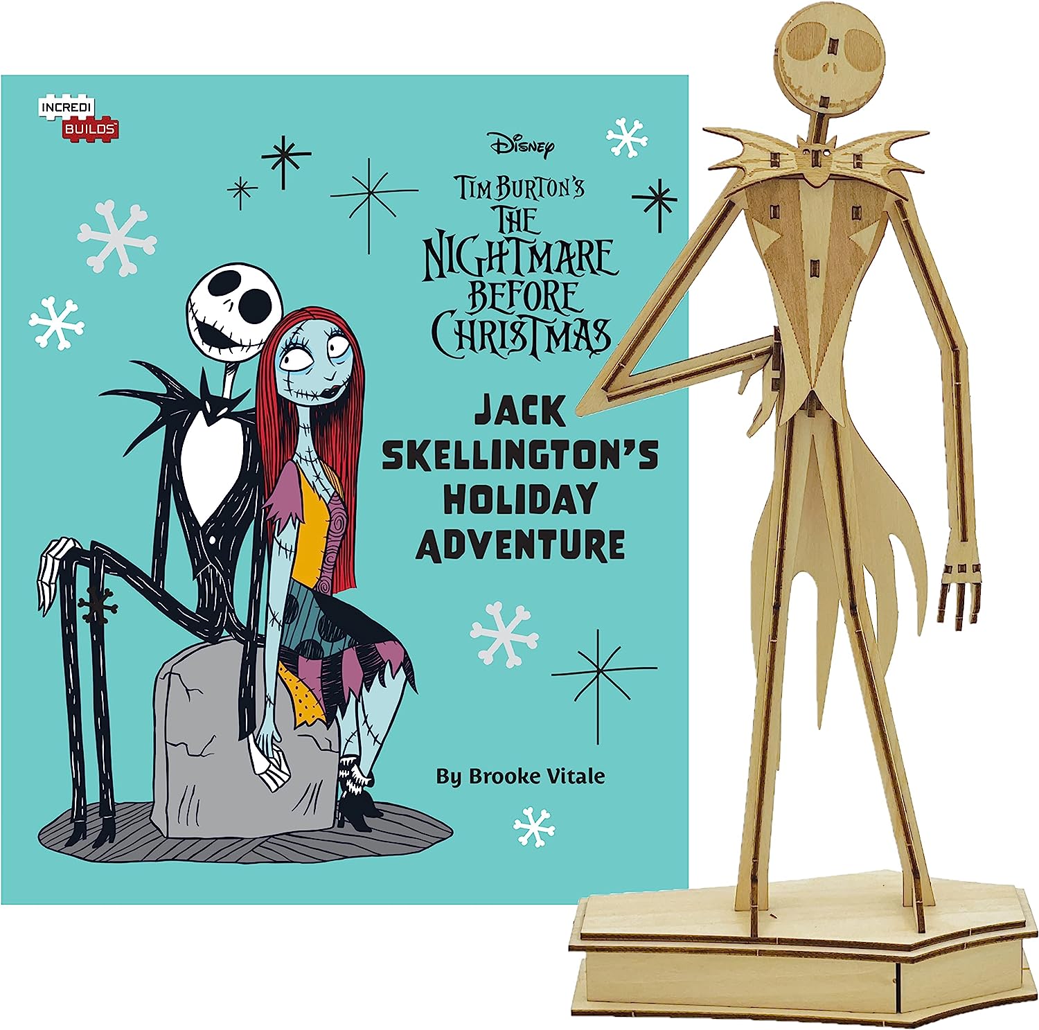 Incredibuilds: Nightmare Before Christmas: Jack Skellington Book and 3D  Wood Model by - Books
