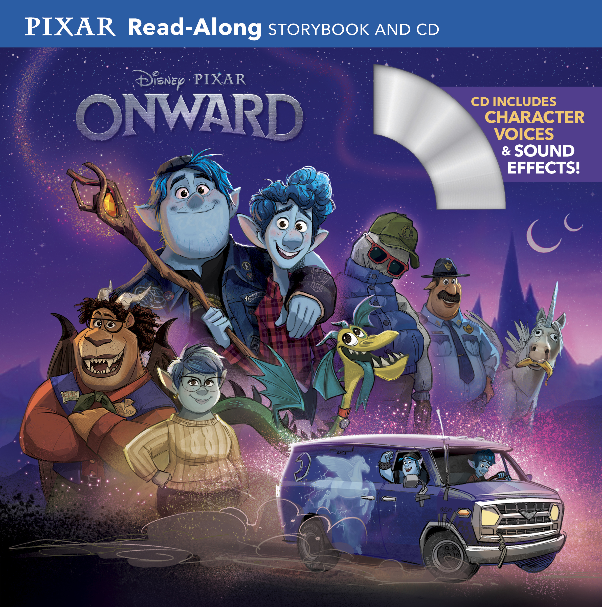 Onward Read-Along Storybook and CD by Disney Book Group - Disney-Pixar,  Onward Books