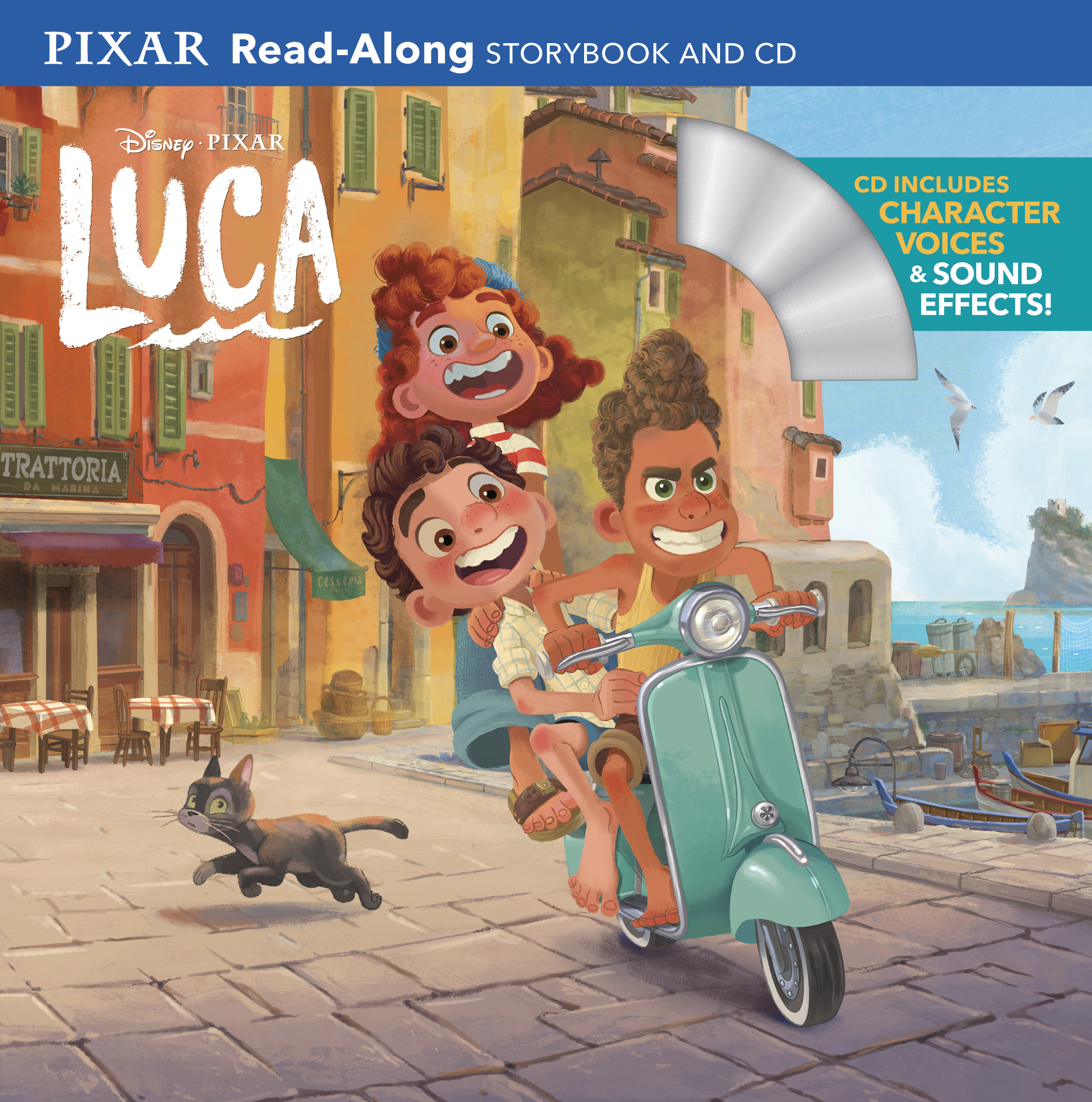 Luca Read-Along Storybook and CD by Disney Books Disney Storybook Art Team  - Read-Along Storybook & CD - Disney-Pixar, Luca Books